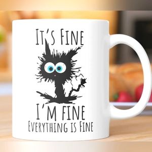 Cute Cat Coffee Cup Mug 11 oz